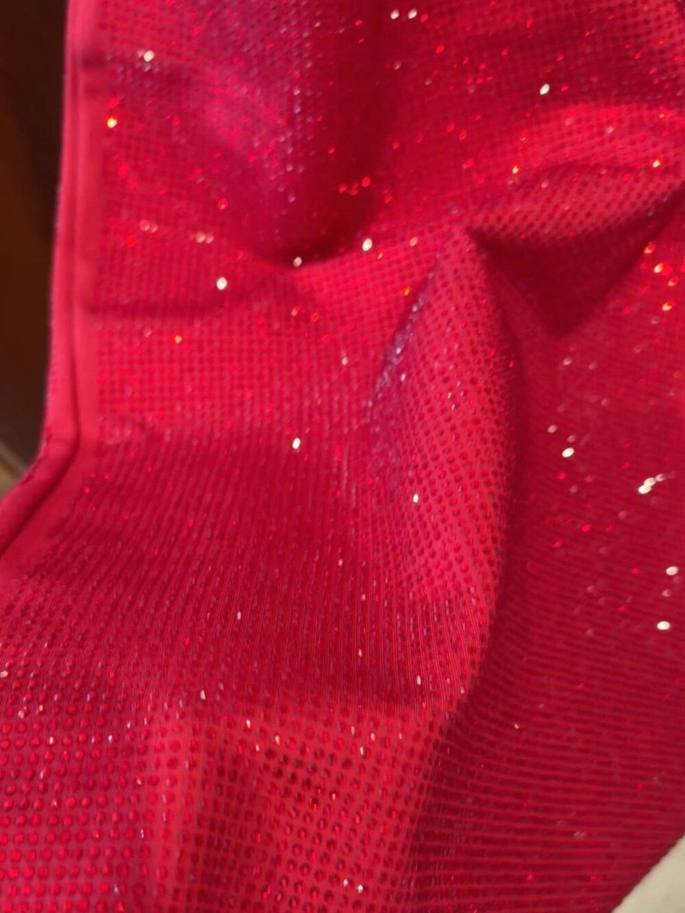NEW STUNNING Akira Ruby Red Rhinestone Pencil Skirt - XL - Picture 5 of 17